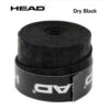 HEAD Overgrip - Dry- Zweetabsorberend- Antislip - Tennis- Tennisgrip - Padel- Soft - Zwart - 2 Stuks