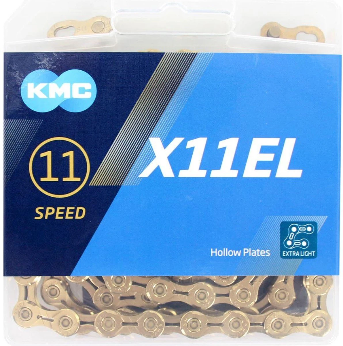 KMC KETTING X11EL Ti-N GOUD 118L 1 KMC KETTING X11EL Ti-N GOUD 118L