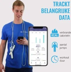 Silvergear Smart Springtouw - 4 Uitdagende Workout Standen - Track Het Aantal Verbrande Calorieën - Slaat Alle Workouts Overzichtelijk Op In De App 15 Silvergear Smart Springtouw - 4 Uitdagende Workout Standen - Track Het Aantal Verbrande Calorieën - Slaat Alle Workouts Overzichtelijk Op In De App -Merkloos Verkoop 1191x1200
