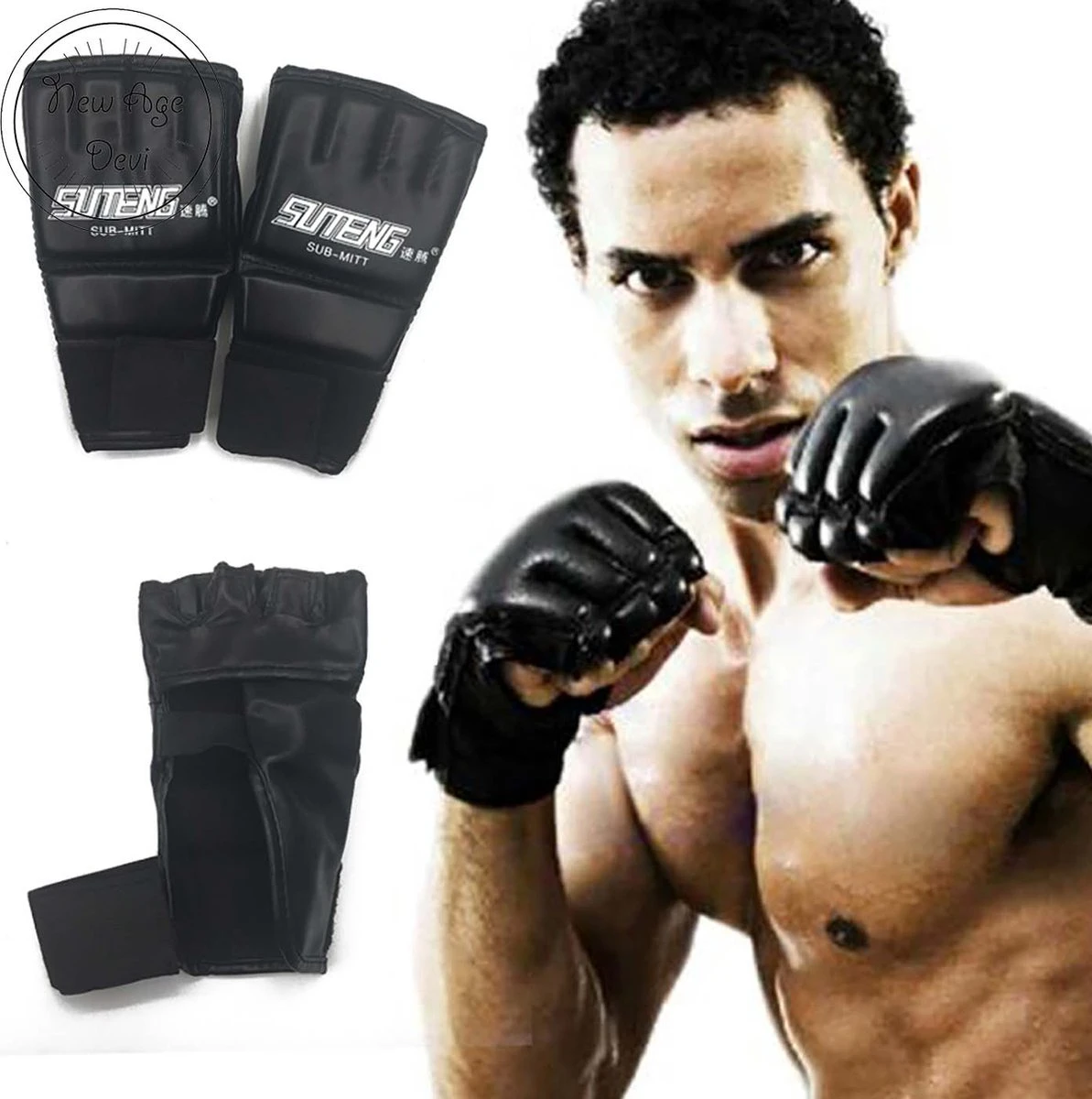 Bokshandschoenen - Thaiboxing - MMA - Fighting - Muay Thai - UFC - Boksen - One Size 3 Bokshandschoenen - Thaiboxing - MMA - Fighting - Muay Thai - UFC - Boksen - One Size - Afbeelding 3