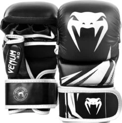 Venum Challenger MMA Sparring Handschoenen - Zwart Wit - M
