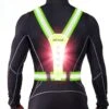 Nince Hardloop Verlichting Van Hoge Kwaliteit USB Oplaadbaar (Geel) - One Size Fits All - Hardloopvest Geel - Reflecterend Vest
