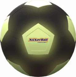 KickerBall Voetbal - Speciaal Ontwikkeld Voor Extreme Effect Bochten - Trick Bal Met Extra Spin - Glow In The Dark - 21 Cm