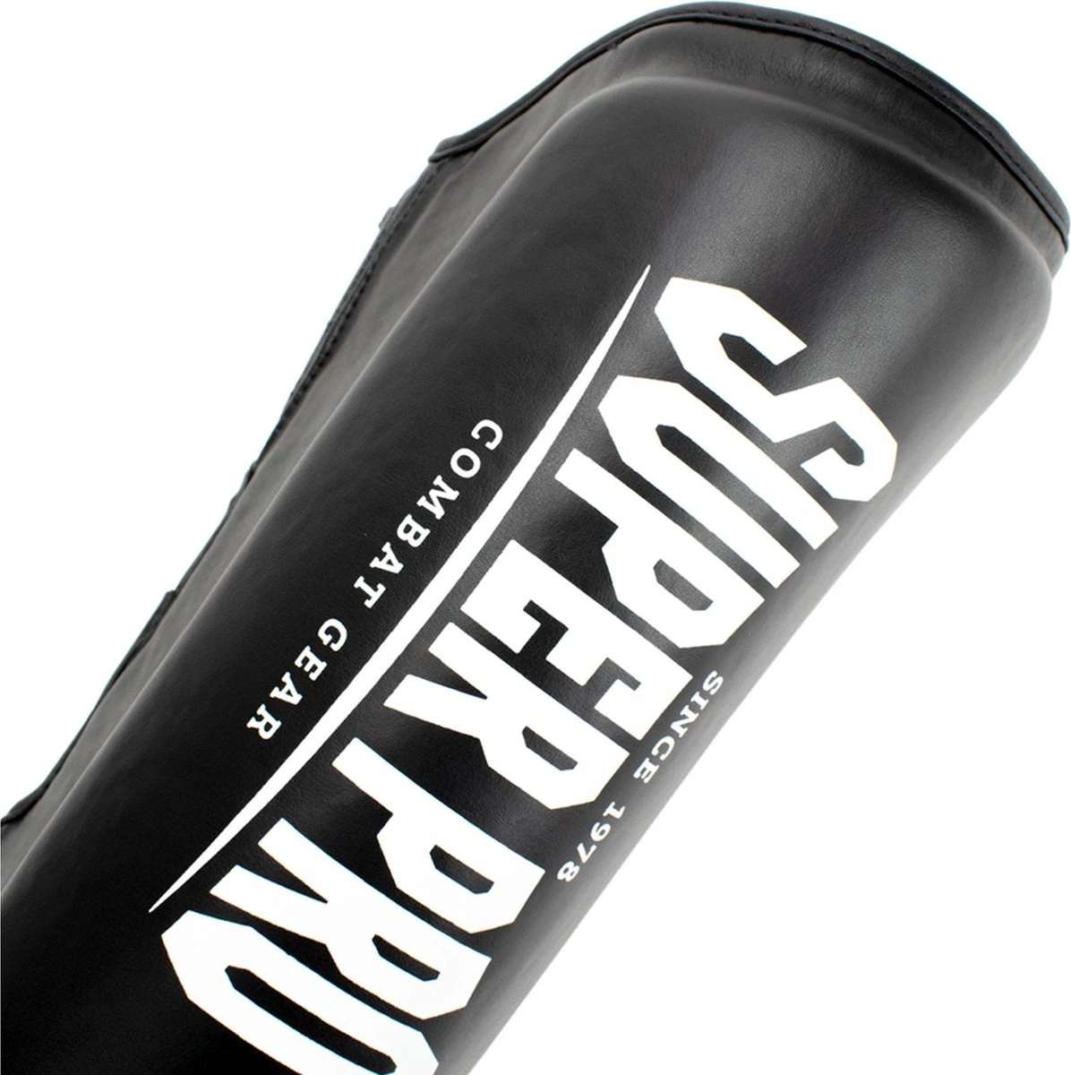 Super Pro Combat Gear Scheenbeschermer Protector Zwart/Wit Large 2 Super Pro Combat Gear Scheenbeschermer Protector Zwart/Wit Large - Afbeelding 2