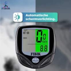 Fibik Draadloze Fietscomputer - Kilometerteller - Draadloos - Waterdicht - Automatisch Verlicht Scherm -Merkloos Verkoop 1197x1200 48