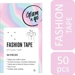 Glam & Go Fashion Tape - 50 Stuks - Styling Tape - Kleding Tape - Dubbelzijdig - Transparant