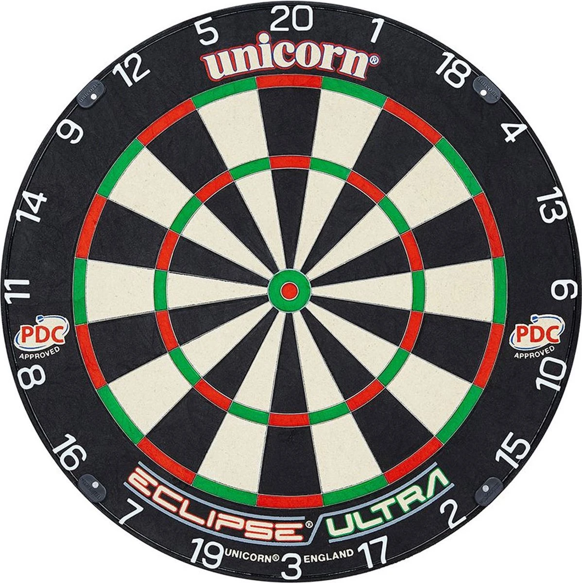 Unicorn Eclipse Ultra Sisal Dartbord - Officiële PDC Televisiedartbord 9 Unicorn Eclipse Ultra Sisal Dartbord - Officiële PDC Televisiedartbord - Afbeelding 9