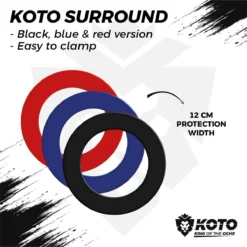 KOTO Dartbord Surround - Darboard Catchring - Zwart - Beschermt Muur En Dartpijlen -Merkloos Verkoop 1199x1200 17