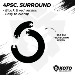 KOTO 4pcs. Surround Black - Dartbord Surround - Zwart - Compact - Meerdelig - Inklapbaar 7 KOTO 4pcs. Surround Black - Dartbord Surround - Zwart - Compact - Meerdelig - Inklapbaar -Merkloos Verkoop 1199x1200 18