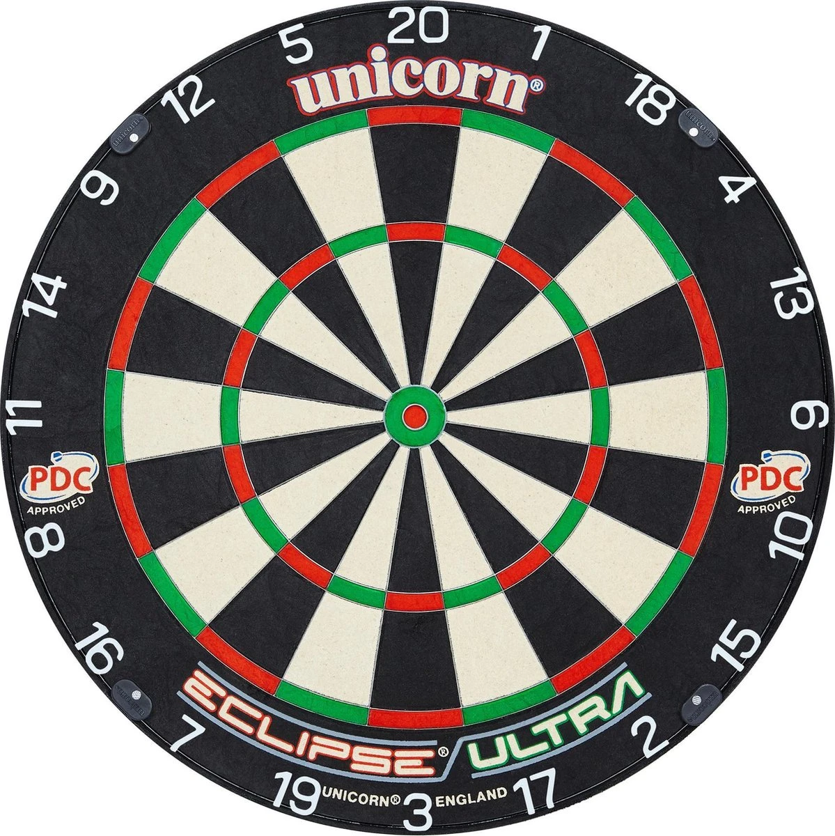 Unicorn Eclipse Ultra Sisal Dartbord - Officiële PDC Televisiedartbord 4 Unicorn Eclipse Ultra Sisal Dartbord - Officiële PDC Televisiedartbord - Afbeelding 4