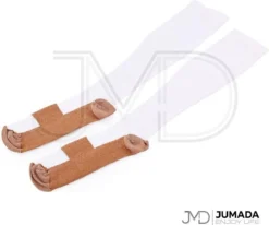 Merkloos Jumada's Steunkousen / Compressiekousen - Elastische Hardloop / Sport / Vliegtuig Compressie Sokken - Reissokken / Reis Kousen - Running Travel Socks - Heren / Dames - Set Van 1 Paar - Steunkousen Kopergeweven - Maten L/XL - Wit/Bruin -Merkloos Verkoop 1200x1000 13