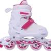 Street Rider Inline Skates - Verstelbaar - Skeeler - Roze/ Wit - Maat 28/32