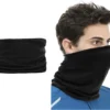 Su.B.dgn 2 Stuks Multifunctioneel Polyester Col Colsjaal - Bivakmuts Balaclava Bandana Ideaal Voor Sport Fietsen Motor - Unisex - Zwart