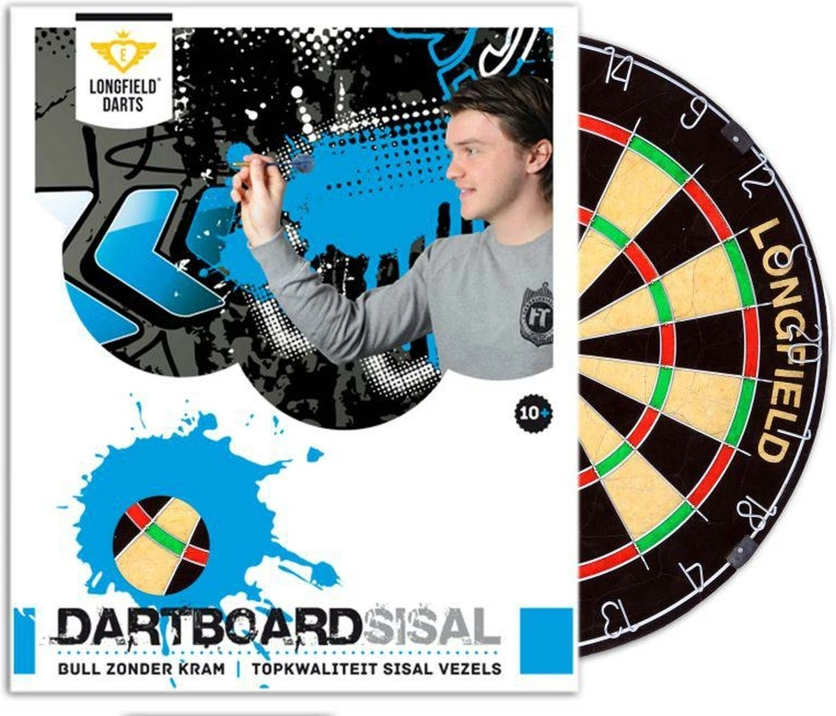 Dartbord Pro 501, Chinese Sisal, Bull Zonder Kram, Ronde Draad, ⌀ 46 Cm. 7 Dartbord Pro 501, Chinese Sisal, Bull Zonder Kram, Ronde Draad, ⌀ 46 Cm. - Afbeelding 7