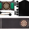 Dragon Darts Jack Daniels – Dartkabinet –dartbord – Set Van 6 Dartpijlen – Dartmat – Kabinet – Originals Grijs - Cadeau