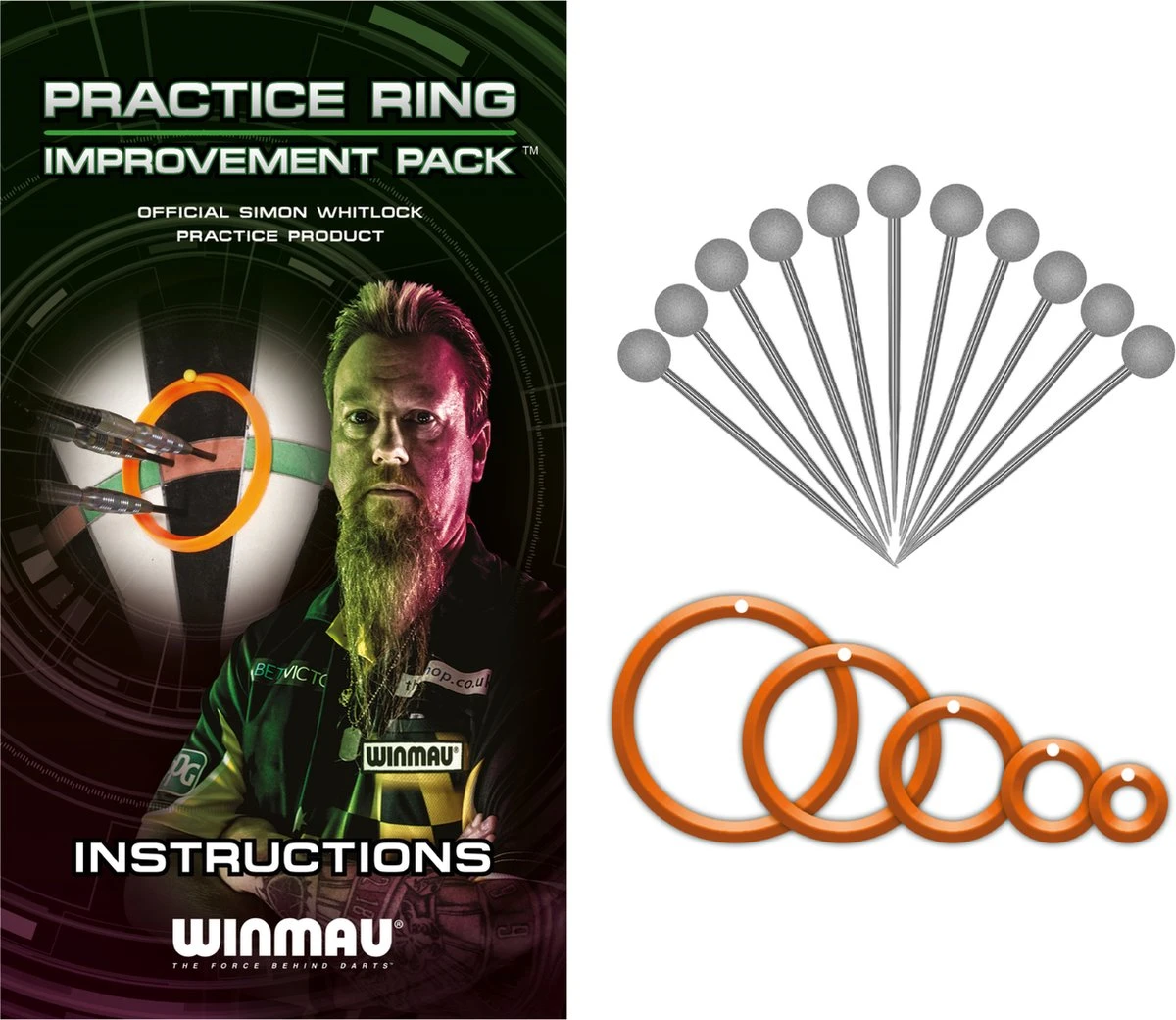 Winmau Simon Whitlock Practice Rings 5 Winmau Simon Whitlock Practice Rings - Afbeelding 5