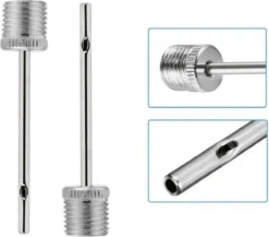 Balnaalden Voor Balpompen - 30 Stuks - Ballenpomp Naald - Balnaald - Bal Oppompen - Naalden - Balventiel Naald - Inclusief Doosje - Zilver - 8 Mm Schroefdraad -Merkloos Verkoop 1200x1053 1