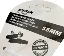 Universele Remblokjes - Remschoen - Rubber - Set 2 Stuks - Fietsen Rubberen Remblok - Remblokkenset - Verstelbaar - V Brake - 55mm - Zwart -Merkloos Verkoop 1200x1056 4