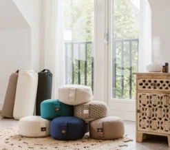 Meditatiekussen Eco Taupe Rond - Lotus | Yoga Kussen -Merkloos Verkoop 1200x1058 12