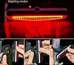 Merkloos LED Fiets Achterlicht USB Oplaadbare - Marktleider 110 Lumen Helderheid - IP65 Waterbestendig - Supersnel Installatie - Horizontaal Of Verticaal - Voor Zadel, Zadelpen Of Helm -Merkloos Verkoop 1200x1059 4