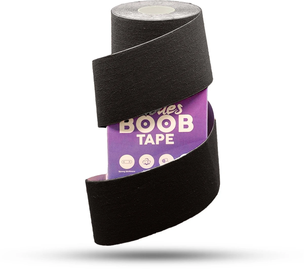 Boob Tape 5 Meter (5,0 Cm Breed) - Zwart- Plak BH - Strapless BH + Inclusief Tepelcovers 3 Boob Tape 5 Meter (5,0 Cm Breed) - Zwart- Plak BH - Strapless BH + Inclusief Tepelcovers - Afbeelding 3
