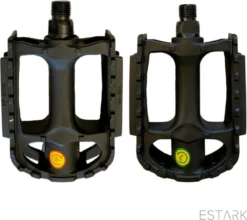 Fietspedalen - Anti-Slip Fietspedalen Set Met Reflectoren - Zwart - Set Fiets Pedalen Pedaal - Mountainbike Sport - Fietstrappers - Losse Trappers - 2 STUKS