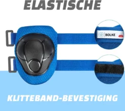 Bolke® - Skate Beschermset - Skeeler Beschermset - Skate Bescherming - Skeeler Beschermset Kinderen - Fietsbescherming - Sportbescherming -Merkloos Verkoop 1200x1070