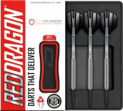 RED DRAGON - Rebel: Steeltip Tungsten Dartpijlen Professioneel - 25 Gram
