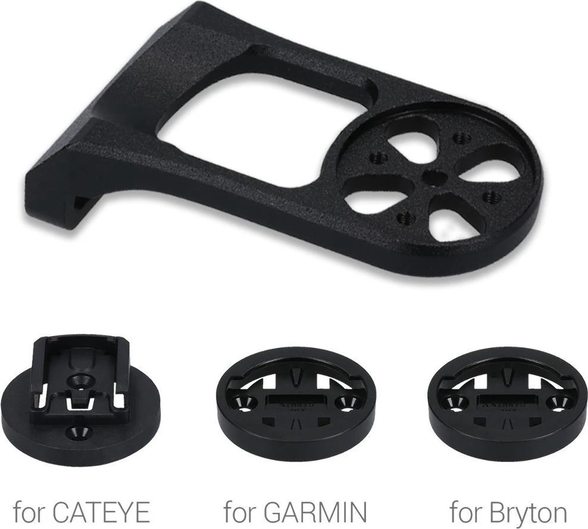 Kwmobile Houder Voor Garmin Edge / Bryton Rider / CatEye - Fietshouder Voor Navigatiesysteem - Stuurhouder In Zwart 5 Kwmobile Houder Voor Garmin Edge / Bryton Rider / CatEye - Fietshouder Voor Navigatiesysteem - Stuurhouder In Zwart - Afbeelding 5