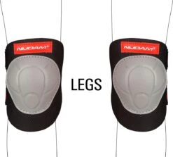 Nijdam Beschermset Junior - Vulcano - Zwart/Grijs/Rood - S 19 Nijdam Beschermset Junior - Vulcano - Zwart/Grijs/Rood - S -Merkloos Verkoop 1200x1085 3