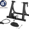 Healthfox Fietstrainer Met 6 Weerstandsniveaus – Opvouwbaar En Stil – Wielmaat 26-28 Inch – Universeel – Rollenbank Fiets