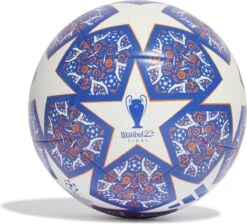 Adidas Voetbal Champions League TRN Istanbul - Maat 5 - Blauw/oranje