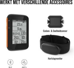 LHP BC200 Fietscomputer Draadloos 3-in-1 Bundel - Hartslagmeter Borstband - Cadanssensor - Kilometerteller GPS - 80+ Functies - 2.4 Inch LCD Scherm - Bluetooth & ANT+ -Merkloos Verkoop 1200x1093 12