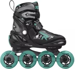 Roces MOODY TIF Verstelbare Inlineskates - Maat 36-40 - Aqua