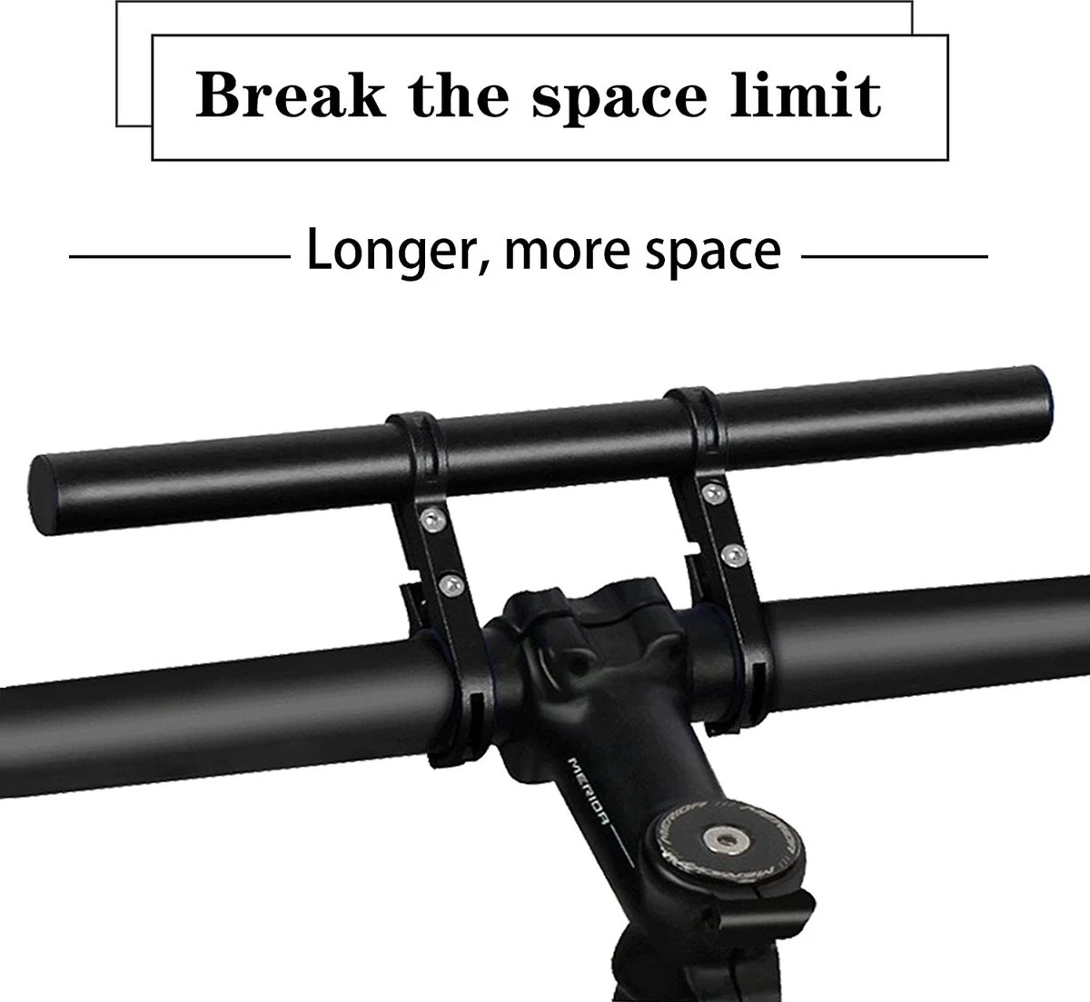 DrPhone EF1 – Verlengstuk Voor Fietsstuur – 30 CM Lang – Uitbreiding Frame – Gemakkelijk Te Installeren - Zwart 7 DrPhone EF1 – Verlengstuk Voor Fietsstuur – 30 CM Lang – Uitbreiding Frame – Gemakkelijk Te Installeren - Zwart - Afbeelding 7