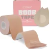 ICONIC Boob Tape Met 3 Sets Silk Nipple Covers - 7,5 Cm Breed - Extra Brede Boobtape - Covering Fashion Tape - Tepelplakkers - Tepelcovers - Fashion Tape - Plak BH Push Up - 5 Meter -Boobtape