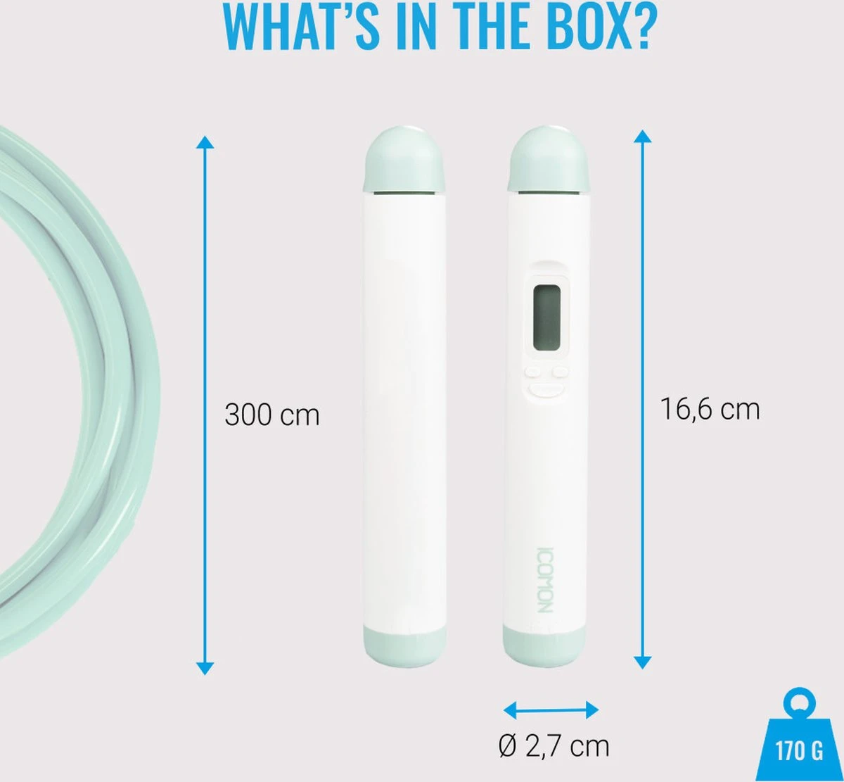 Silvergear Smart Springtouw - 4 Uitdagende Workout Standen - Track Het Aantal Verbrande Calorieën - Slaat Alle Workouts Overzichtelijk Op In De App 3 Silvergear Smart Springtouw - 4 Uitdagende Workout Standen - Track Het Aantal Verbrande Calorieën - Slaat Alle Workouts Overzichtelijk Op In De App - Afbeelding 3