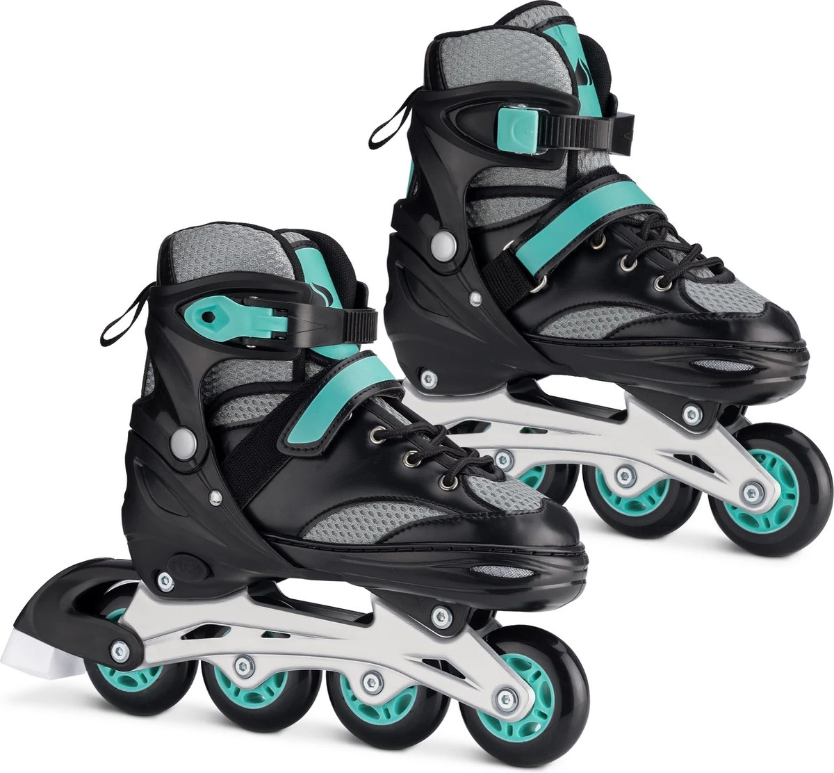 Navaris Verstelbare Skeelers Verschillende Maten - Verstelbare Skates Voor Meisjes En Jongens - Inline Skates Kinderen Blauw/grijs - Meerdere Maten 1 Navaris Verstelbare Skeelers Verschillende Maten - Verstelbare Skates Voor Meisjes En Jongens - Inline Skates Kinderen Blauw/grijs - Meerdere Maten