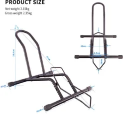 Merkloos Decopatent® Fietsenrek Voor Of Achterwiel - Fietsen Rek Racefiets, Mountainbike, Mtb Etc - Fietshouder - Achterwiel Standaard / Voorwiel Standaard - Bike Stand - Fietsstandaard Fietsen - Zwart -Merkloos Verkoop 1200x1113 10