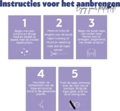 Boob Tape 5 Meter (5,0 Cm Breed) - Beige - Plak BH - Strapless BH + Inclusief Tepelcovers -Merkloos Verkoop 1200x1113 4