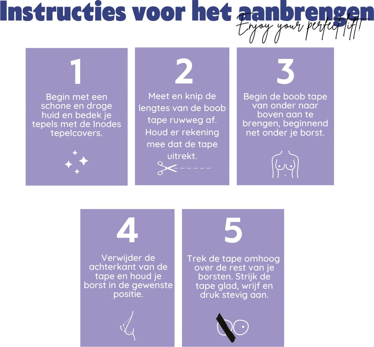 Boob Tape 5 Meter (5,0 Cm Breed) - Zwart- Plak BH - Strapless BH + Inclusief Tepelcovers 5 Boob Tape 5 Meter (5,0 Cm Breed) - Zwart- Plak BH - Strapless BH + Inclusief Tepelcovers - Afbeelding 5