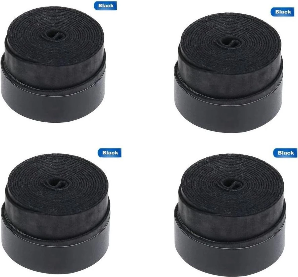 GS Quality Products - Overgrip Zwart (4 Stuks ) - Vernieuwd Met Steviger Grip! - Racket Overgrip - Sporttape - Tennisgrip - Softgrip - Absorberende Overgrip - Tennis - Soft - Extra Grip - 4 Stuks - Badminton - Squash - Padel 1 GS Quality Products - Overgrip Zwart (4 Stuks ) - Vernieuwd Met Steviger Grip! - Racket Overgrip - Sporttape - Tennisgrip - Softgrip - Absorberende Overgrip - Tennis - Soft - Extra Grip - 4 Stuks - Badminton - Squash - Padel