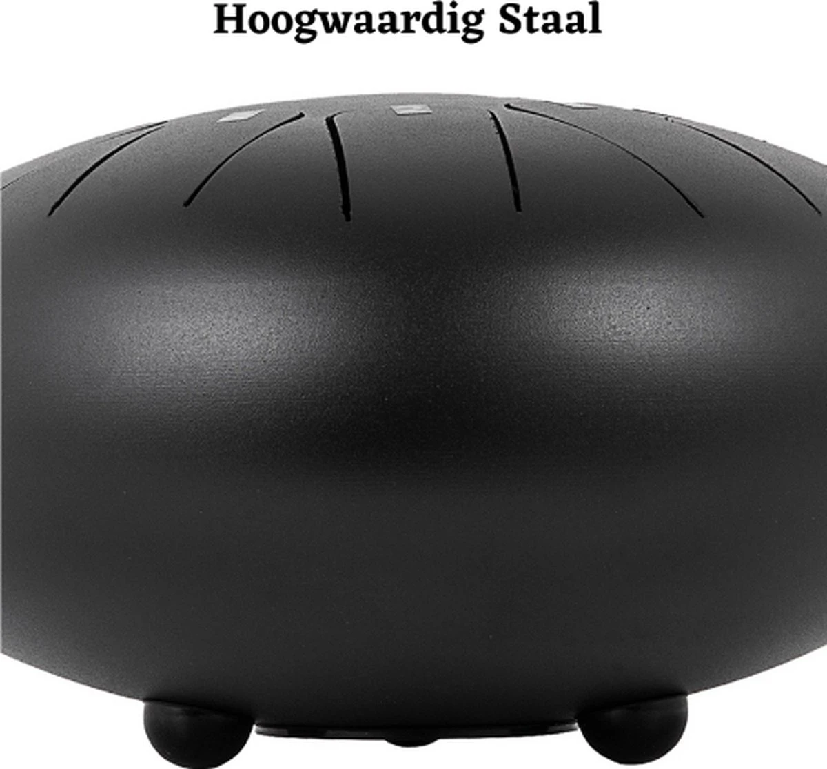 Vevor® Steel Tongue Drum - 25 Cm - 11 Noten - Hangdrum - Yoga Drum - Handpan - Zwart 4 Vevor® Steel Tongue Drum - 25 Cm - 11 Noten - Hangdrum - Yoga Drum - Handpan - Zwart - Afbeelding 4