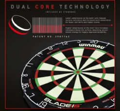 Winmau Blade 6 Dual Core Dartbord -Merkloos Verkoop 1200x1117 10