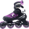 Fila J-ONE 21 Verstelbare Kinder Inline Skates - Zwart / Magenta - Maat 32/36