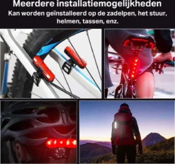 Transnect® – Fietsverlichting LED Set - Fietslampjes Voor En Achter Licht - 4 Lichtstanden – USB Oplaadbaar - Draagbaar – Waterdicht -Merkloos Verkoop 1200x1129 2