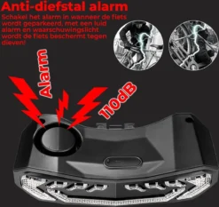 B-care Elektrische Fietsverlichting - Inclusief Afstandsbediening En Richtingaanwijzers - Fietsalarm - Anti Diefstal Alarm - Fiets Achterlicht - Fietsbel - Fiets Accessoires -Merkloos Verkoop 1200x1133 7