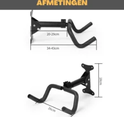 W&Z WallMount Fietsdrager - Ophangbeugel - Muurbeugel Fiets - Fietsbeugel - Opbergbeugel - Fiets Ophangsysteem 12 W&Z WallMount Fietsdrager - Ophangbeugel - Muurbeugel Fiets - Fietsbeugel - Opbergbeugel - Fiets Ophangsysteem -Merkloos Verkoop 1200x1134 5