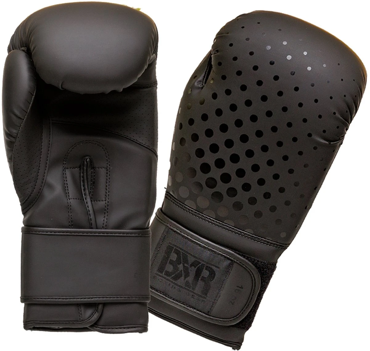 Hybride Bokshandschoenen BXR | Matzwart | 14 Oz 2 Hybride Bokshandschoenen BXR | Matzwart | 14 Oz - Afbeelding 2