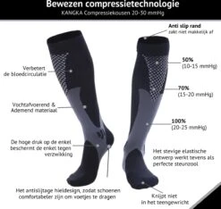 KANGKA Compressiekousen Met 20-30 MmHg - Compressie Sokken Maat 35 Tot 38 (S/M) - Sportsokken - Hardloopsokken 12 KANGKA Compressiekousen Met 20-30 MmHg - Compressie Sokken Maat 35 Tot 38 (S/M) - Sportsokken - Hardloopsokken -Merkloos Verkoop 1200x1137 2